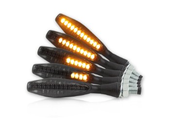 LED Blinker "Titan" schwarz