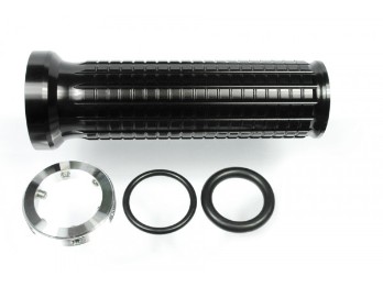 Aluminium Griffe m-Grip schwarz für 22mm und 1 Zoll Lenker