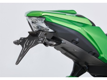 Kennzeichenhalterset inkl. Reflektor & Beleuchtung Kawasaki Ninja 650