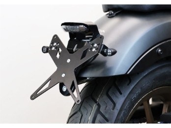 X-Shape Kennzeichenhalter mit LED Rücklicht, Beleuchtung und Reflektor Honda CMX500