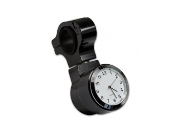 Lenker Quartz Uhr schwarz für 22mm Lenker