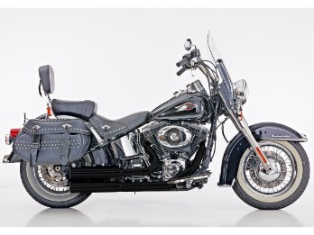 Performance Exhaust System schwarz Harley Davidson Softail