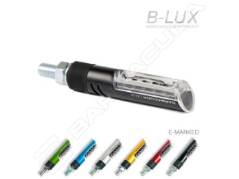 LED Blinker Paar IDEA B-LUX e-geprüft schwarz Motorradblinker