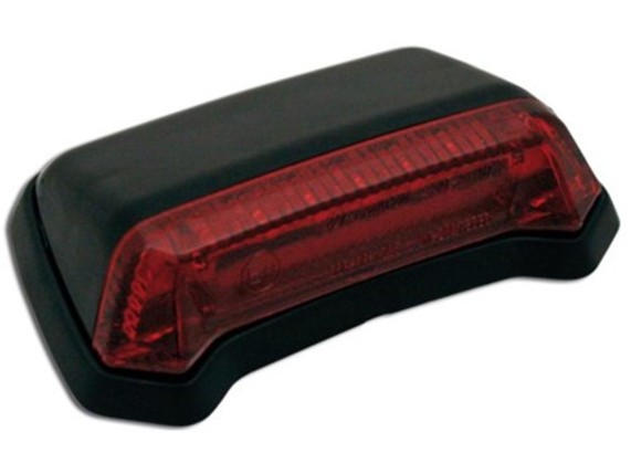 255-077, LED Fender Rücklicht schwarz/rot