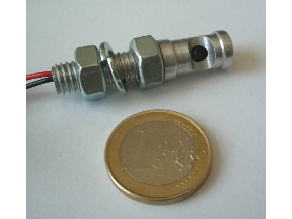256-015, Leuchtschraube LED, Alu, silber, Ko