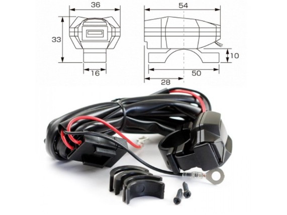 349042, USB-Steckdose "Universal", 12V 5V D