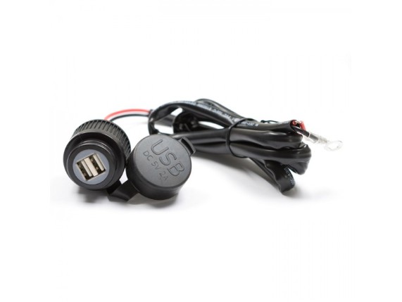 349049, Doppel-USB-Bordsteckdose 12V DC, Si