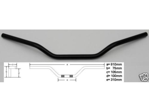 7057, Lenker Superbike HD schwarz