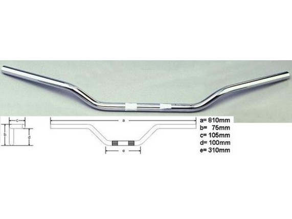 7058, Lenker Superbike HD chrom