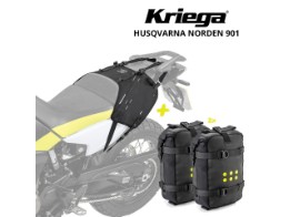 Satteltaschen Komplettset mit OS-6 (2x 6 Liter) für Husqvarna Norden 901