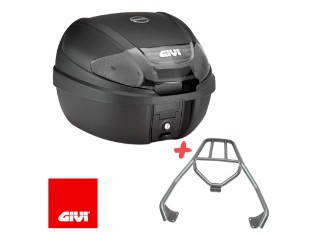 Roller Topcase-Set inkl. Träger und Platte für Piaggio Vespa Sprint 50 / 125 / 150 Bj. 14-21
