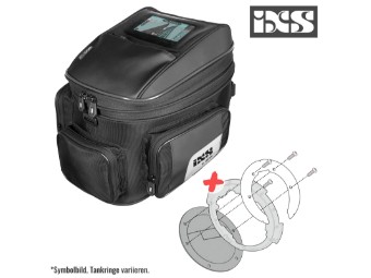 Tankrucksack Set Ormond 20 Liter mit passendem Adapter für Kawasaki Z 1000 R ABS