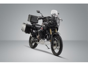 Motorrad Schutz Set mit Kümmerschutz und Kettenschutz-Erweiterung passend für Honda CRF 1000 L Africa Twin