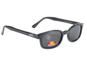 Original X-KD's Biker Sonnenbrille dunkel getönte Gläser POLARISIERT Jax Teller