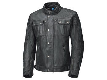 Biker Lederjacke Starien aus Soft-Rindleder mit Protektoren an Schultern und Ellbogen