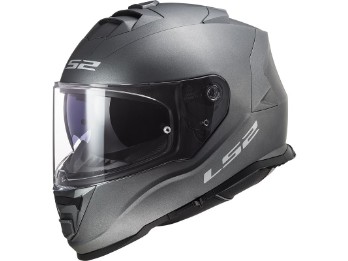 Motorrad Integralhelm FF800 Storm Faster Matt Titanium - Leicht, Sicher & Komfortabel
