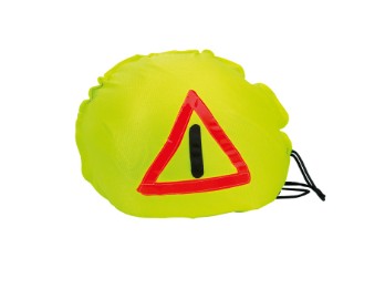 Helmbeutel mit reflektierendem Warndreieck | Schutz und nützliche Pannenhilfe