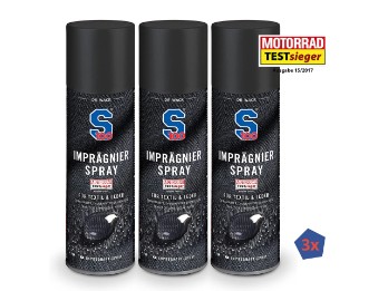 Imprägnierspray S100 Textil&Leder 3er Set dauerhafter Schutz vor Nässe u. Verdunstungskälte