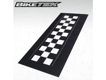 Motorradteppich Unterlage Matte RACE FINISH für Garage Wohnzimmer Showroom 