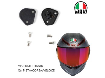 Visiermechanik inkl. Schrauben Visiermechanismus für AGV Race / Pista / Corsa / Veloce