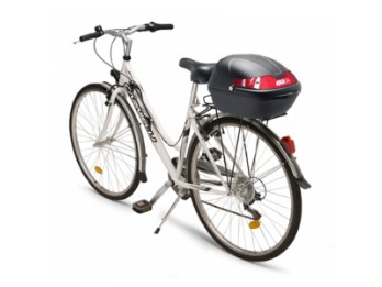 Fahrrad Topcase 14 l. inklusive Universal-Befestigungs Kit auf Gepäckträger