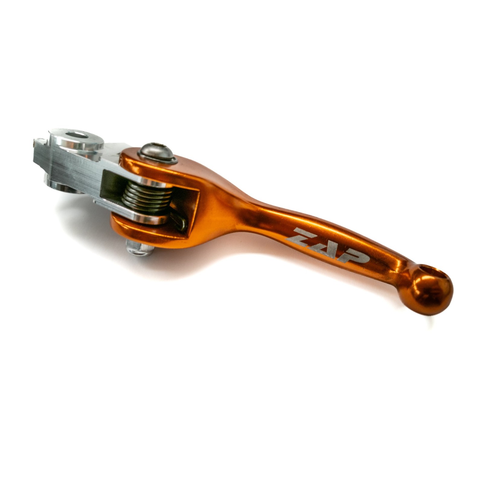 AVDB-moto Kupplungs- & Bremshebel Set CNC Aluminium - Für Suzuki GSXR 1000 K1-K4 (2001-2004), Verstellbar, Orange/schwarz