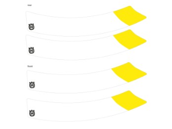 Felgenaufkleber Svartpilen/Vitpilen 401 2018-2019