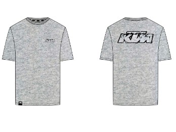 LOGO T-SHIRT LIGHT GREY MELANGE