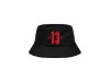 MM-E-3030-BH-M13-SR-men-of-mayhem-bucket-hat-mayhem-13-schwarz-rot-vorderseite-1