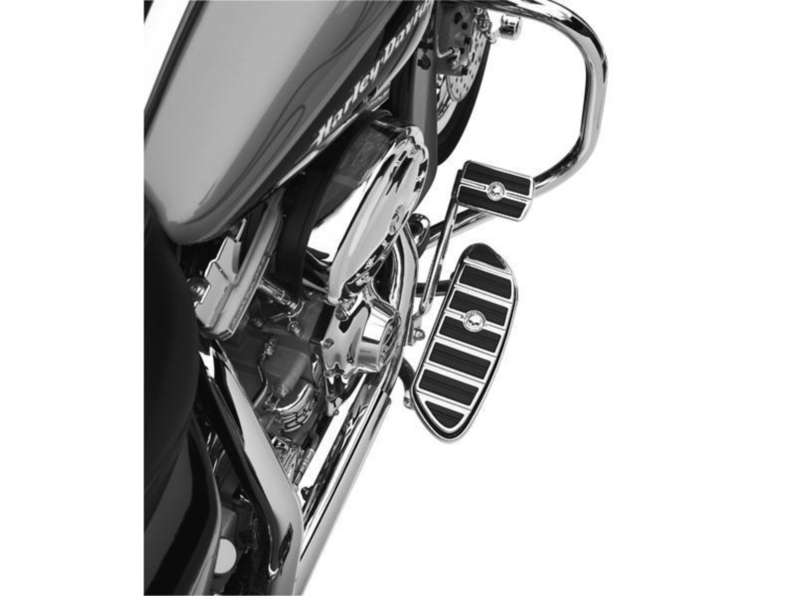 Gummiauflagen Für Trittbretter, Kompatibel Mit Harley Davidson CVO Limited, Road King, Fat Boy