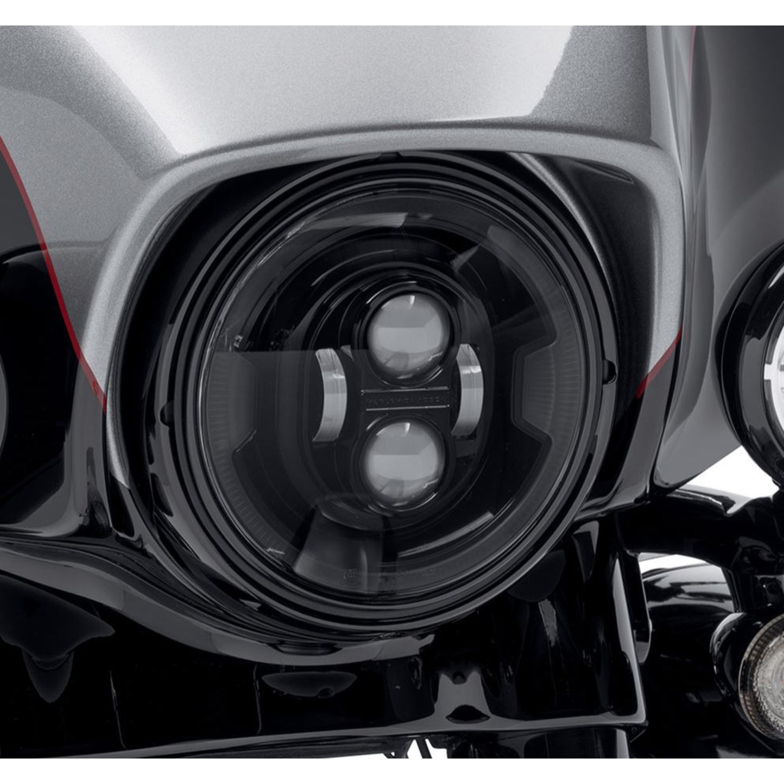 7 Zoll Schwarz Harley Daymaker LED Scheinwerfer + 2x 4-1/2