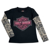 HD KIDS GIRL T-SHIRT MESH TATTOO