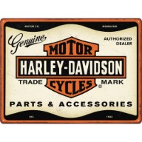Blechschild H-D Genuine Parts