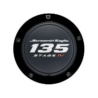 Screamin' Eagle 135 Derby Deckel - Chrom