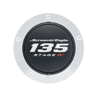 Screamin' Eagle 135 Derby Deckel - Chrom