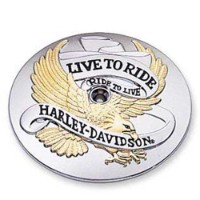 Luftfilter-Zierblende - Live to Ride Kollektion Gold