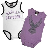 Strampler H-D Bodysuit Girl - 2er Set