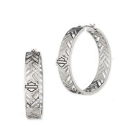 Ohrringe B&S Tire Tread Cut Out