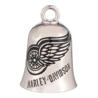 GLOCKE FLYING TIRE H-D Messing versilbert