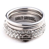 RING BLING CRYSTAL B&S STACKABLE
