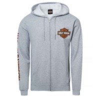 Zip Hoodie B&S Gray