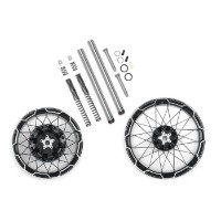 Combo Gussrad mit Drahtspeichen 21” Vorderrad / 18” Hinterrad Kit