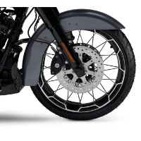 Combo Gussrad mit Drahtspeichen 21” Vorderrad