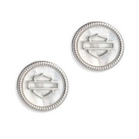 Ohrstecker Bar & Shield Round