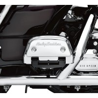 Soziustrittbrettabdeckungen mit Harley-Davidson Schriftzug