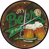 Wanduhr - It´s Beer o´clock