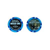 POKER CHIP CUSTOM BLUE/BLUE