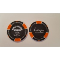 Poker Chip mit Dealer Logo #1