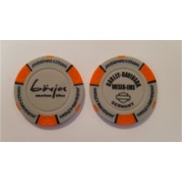 Poker Chip mit Dealer Logo #3