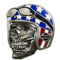 Pin Skull Flag